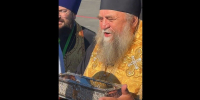Встреча ковчега. Скриншот видео Иркутской епархии - Irk.Ru