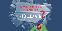Разбился ртутный термометр. Что делать? - МЧС Чукотского АО