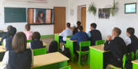Воспитанники отделения «Лыжные гонки» тренера-преподавателя Ляйсан Губайдуллиной посмотрели фильм «Жажда жизни» о трагедии в Беслане - Кукморский район