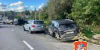 Пять автомобилей столкнулись в подмосковном Красногорске - M24.Ru