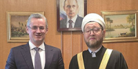 Встреча Ильдара Аляуьдинова с Чрезвычайным и Полномочным Послом РФ в Арабской Республике Египет Артуром Люкмановым - Совет муфтиев России