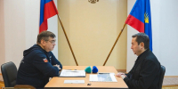 Губернатор Андрей Чибис провел рабочую встречу с главой Ловозерского округа Евгением Магомаевым - Murman.Ru