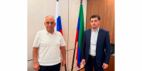 Абдулмуслим Курбаналиев встретился с новым руководителем ГКУ «Дагестанавтодор» - Цунтинский район