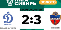 Пресс-конференция и обзор матча «Динамо-Барнаул-2″ против молодежного «Енисея» из Красноярска - ФК Динамо-Барнаул