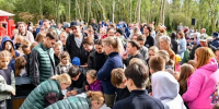 В лесопарке «Прибрежный» вблизи деревни Лечищево проходит праздничное открытие - Газета Истра сегодня