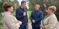 В Кочкинском сельсовете состоялось торжественное открытие благоустроенной площади у здания школы - Администрация Родинского района