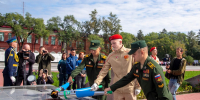 В 81‑ю годовщину Победы над милитаристской Японией и окончания Второй мировой войны на площади Победы торжественно зажгли Вечный огонь - Управление культуры