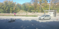 Подросток за рулем питбайка столкнулся с авто в Новосибирске - КП-Новосибирск