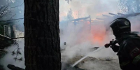 В Алексине спасатели ликвидировали пожар в заброшенном здании - Aleksin-City.Info