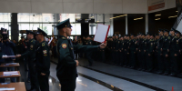 Первокурсники Новосибирского военного института Росгвардии приняли Военную присягу - Росгвардия