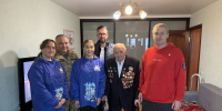 Ветерана ВОВ из Дзержинского поздравили с 99-летием - Телеканал ЛТВ