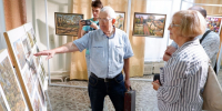 «Жизнь и творчество»: на выставке Александра Запоржина степь поёт красками - НоКС ТВ