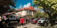 В Ленинском районе Севастополя ликвидируют последствия атаки ВСУ - Комсомольская Правда
