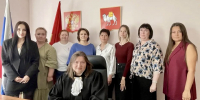 работники аппарата мировых судей судебных участков № 4, № 5 и № 9 Орджоникидзевского района г. Магнитогорска, Изображение. - Главное управление юстиции