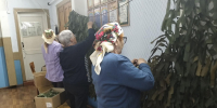Очередную сеть для нужд СВО изготовили в клубе п. Мамониха. - Культурный центр