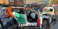Стали известны данные о пострадавших в массовом ДТП на Дмитрия Ульянова  - ТК Первый Тульский