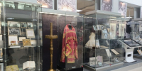 Участницы кружка церковной вышивки посетили историко-патриотический комплекс «Музей боевой и трудовой славы» - Свято-Троицкий собор