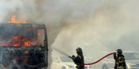 В Москве загорелся автобус с детьми внутри - MosRegToday.Ru