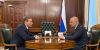 Валентин Коновалов и Антон Силуанов. Фото из телеграм-канала главы РХ - Пульс Хакасии