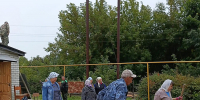В храме в честь Владимирской иконы Божией Матери села Криуша Вознесенского благочиния состоялся субботник - Выксунская епархия