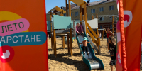 В День города в Лаишево открыли обновленный двор на улице Сайдашева - Лаишевский район