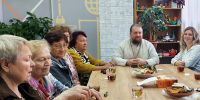 Занятие в Школе православия для граждан пожилого возраста на базе ГБУ «ЦСОГПВИИ городского округа Кулебаки». - Выксунская епархия