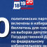 10 – политических партий включены в избирательный бюллетень для голосования на выборах депутатов ГосДумы по федеральному избирательному округу - Избирательная комиссия