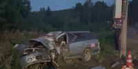 В Лесосибирске скончался водитель вылетевшего с дороги автомобилявидео - Комсомольская Правда