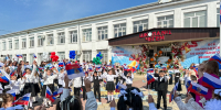 В школах Чегемского района прошли торжественные линейки, посвященные Дню знаний и Дню государственности КБР - Чегемский муниципальный район