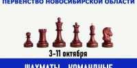 Первенство Новосибирской области. Шахматы – командные соревнования, 3-4 и 10-11 октября. - Федерация шахмат