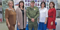 Участник СВО стал почетным гостем музея - Карасукский район