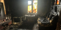 На пожаре в саратовском селе пострадал хозяин сгоревшего дома - ИА Взгляд-инфо