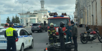 Мотоциклист пострадал в ДТП у Речного вокзала в Нижнем Новгороде - фото 1 - vGorodeN.Ru