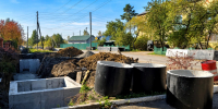 В Артемовском раскрытая теплотрасса на улице Западной - на особом контроле - Газета Егоршинские Вести