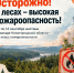 С 8 по 14 сентября в Нижегородской области сохранится 4-й класс пожароопасности лесов и торфяников - Саров24