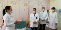 Общественный куратор Национального центра медицины Людмила Валерьевна Николаева ознакомилась с работой больницы - Национальный центр медицины