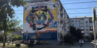 Мурал от Эрдэнэта увидели в Улан-Удэ - Infpol.Ru