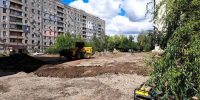 По Народной программе в Свердловске началось благоустройство микрорайона «Центральный - Администрация города Свердловска и Свердловского района