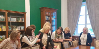 В Центральной библиотеке состоялась книжная встреча представителей культурного клуба «ПРОчтение» сообщества «Пульс» - Отдел культуры