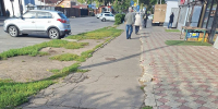 Почему благоустройство обошло стороной тротуар на улице 15 лет Комсомола? - Истра.РФ