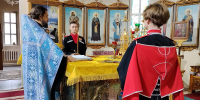 В храме Казанской иконы Божией Матери города Невинномысска прошли торжества, посвященные войсковому празднику ТВКО - Епархия