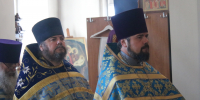 Божественная Литургия в храме Владимирской иконы Божией Матери - Губкинская епархия