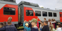 Детям рассказали о безопасности на железной дороге - Наше время