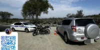 Toyota Rav4 при левом повороте снесла мотобайкера в Ново-Александровске - News.Astv.Ru