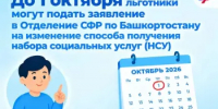 Более 22 тысяч льготников подали заявления на изменение способа получения набора НСУ с начала года - Бакалинский район