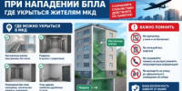 В связи с полетами беспилотных летательных аппаратов (БПЛА) на территории Бирского района и города Бирск РБ, информируем вас о местах укрытий жителей МКД - Бирский район
