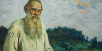 В Туле к 198-летию Толстого представили портрет писателя кисти Фёдора Демина - ГТРК