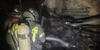 В промзоне Мценска горел склад - OrelGrad.Ru