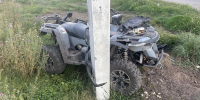 На Орловщине госпитализировали врезавшегося в столб водителя квадроцикла - Орловский Вестник