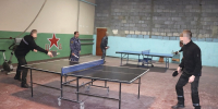 В мурмашинской колонии осуждённые соревновались в настольном теннисе и перетягивании каната - УФСИН